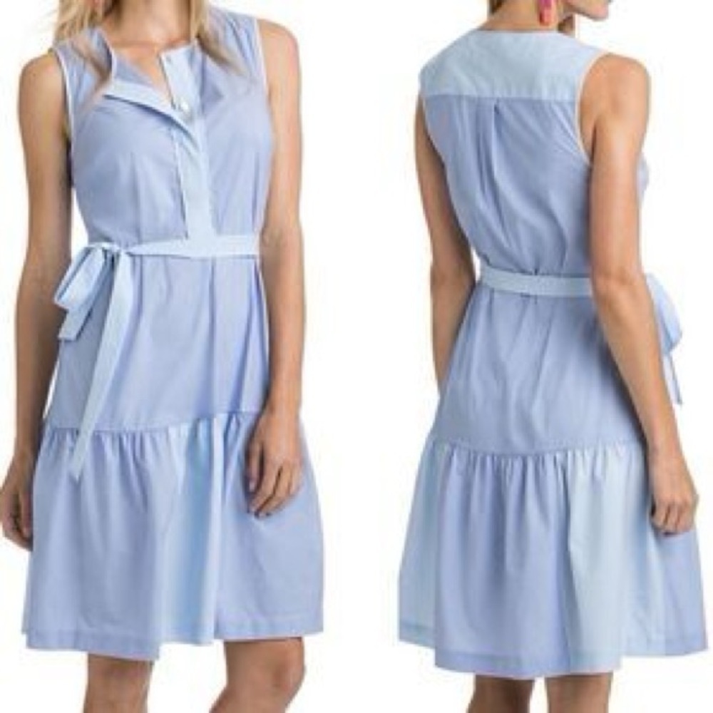 Vineyard Vines Blue Striped Dress - Size 14